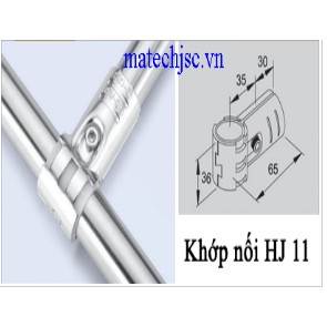 Khớp nối kim loại HJ 11 dùng cho ống abs D27,28, khớp nối hj11