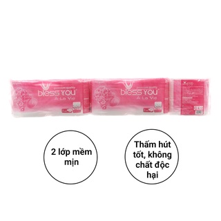 10 cuộn giấy vệ sinh Bless You À La Vie 2 lớp