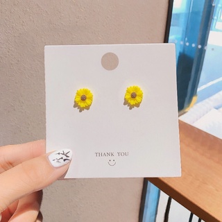 Bông Tai Hoa Cúc Nhỏ Màu Vàng❤️Freeship