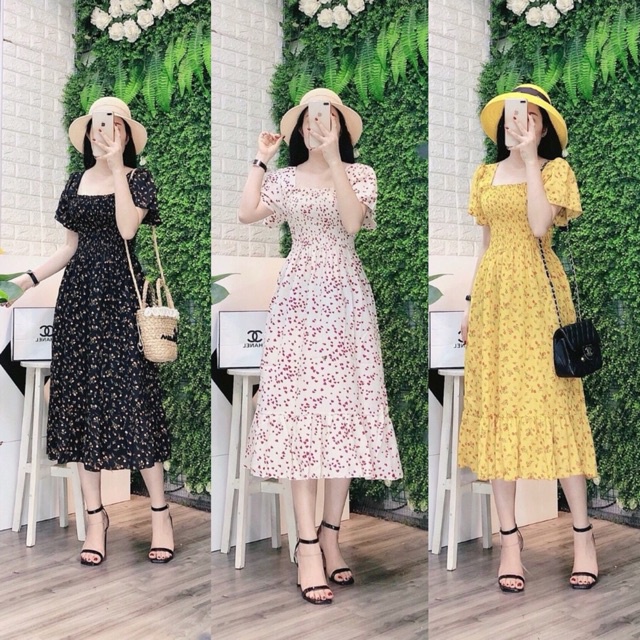 Váy Hoa nhí mã mới Sang choảnh