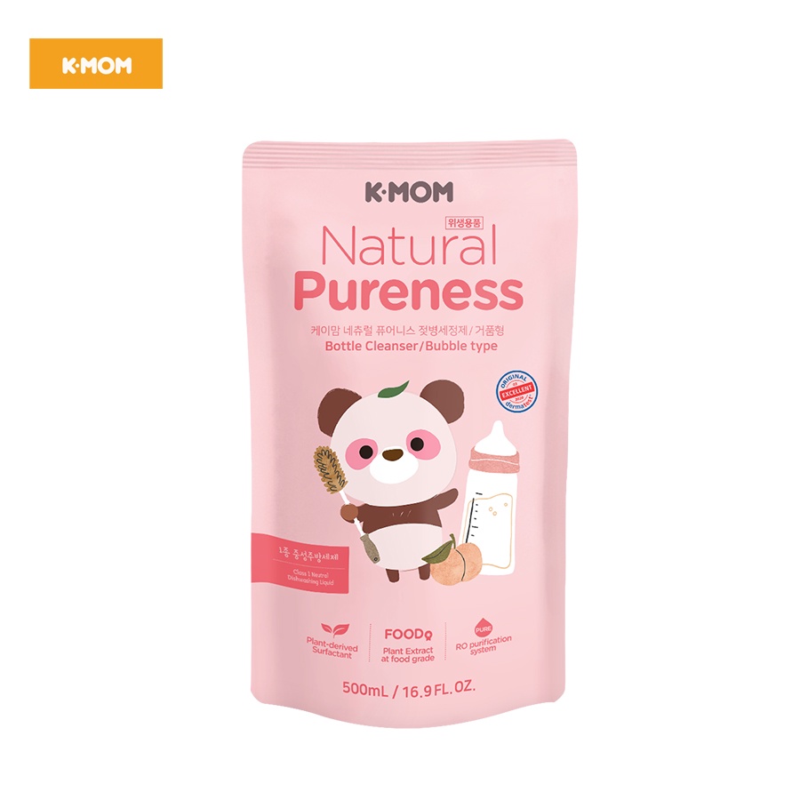 Nước rửa bình và rau quả hữu cơ (organic) Kmom Hàn Quốc / Rửa bình K-mom