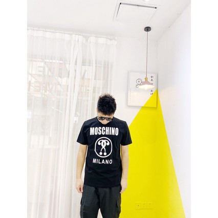 [COMBO MUA 1 ÁO TẶNG 1 MŨ TRƠN LƯỚI THỜI TRANG ] Áo phông Moschino Unisex chất liệu cotton , áo thun Unisex thời trang | BigBuy360 - bigbuy360.vn