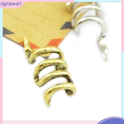 Khuyên Kẹp Vành Tai Tạo Hình Rắn Độc Đáo