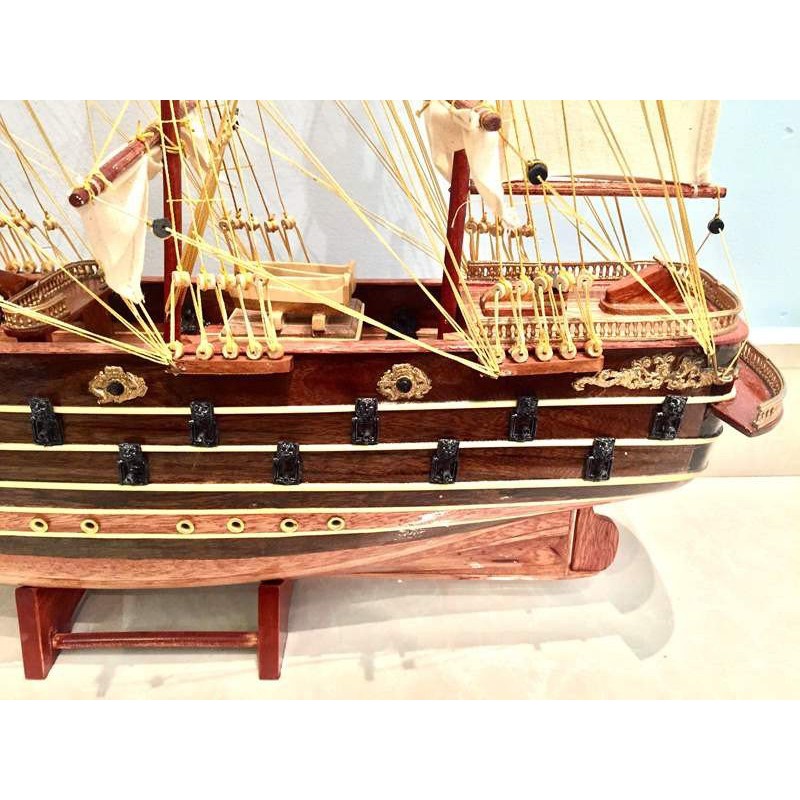 [FREE SHIP] Mô Hình Thuyền Buồm NAPOLEON - Loại I - Thân tàu 77cm