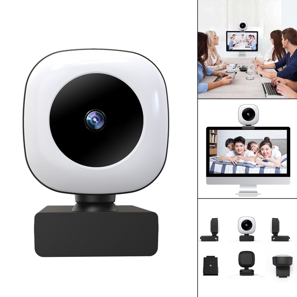 Webcam HD góc rộng 95 độ 2K có thể điều chỉnh cho PC Laptop | WebRaoVat - webraovat.net.vn