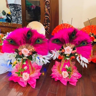 Oản quạt lông vũ 1 chiếc