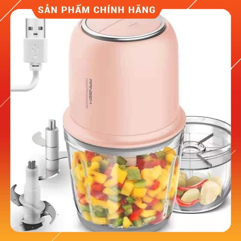 MÁY XAY RANBEM CỐI THUỶ TINH tích điện - Hàng chính hãng bảo hành 12 tháng