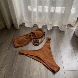 [YOGAGANDA] Bikini 2 mảnh brown color quyến rũ