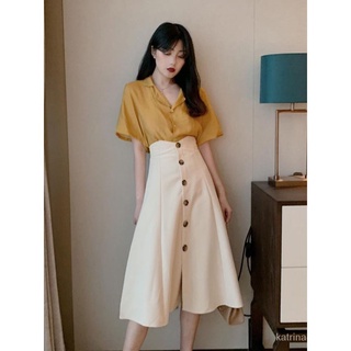 Set Đồ Hai Mảnh Mùa Hè Thanh Lịch Cổ Điển Kiểu Mới Cho Nữ