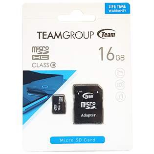 Thẻ nhớ MicroSD Team Class 10 16Gb tặng kèm Adapter | BigBuy360 - bigbuy360.vn