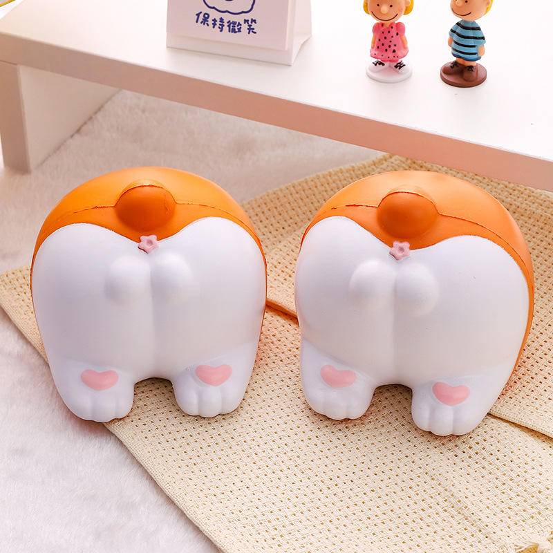Đồ chơi squishy Giảm Stress Hình Chó Corgi Dễ Thương Cho Bé