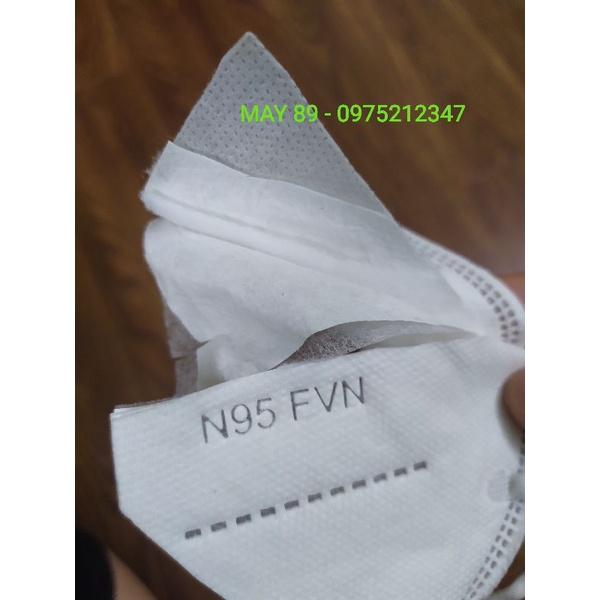 Khẩu trang N95 FVN - 5 lớp ( 2 lớp vải + 2 lớp giấy kháng khuẩn + 1 lớp bông tĩnh điện ) | BigBuy360 - bigbuy360.vn