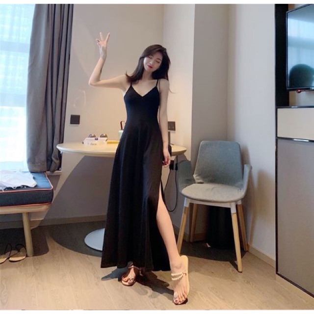 váy body đen