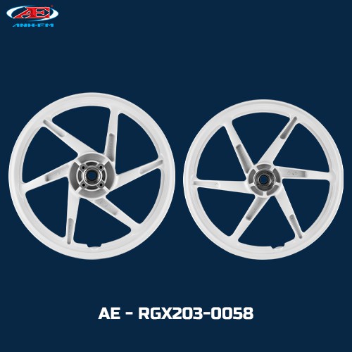Mâm trắng satria  CẶP RG RGV RGX SUZUKI SPORT - SU XIPO - RG 110 - RGV 120 - SATRIA 2000- SATRIA 203- SATRIA 206