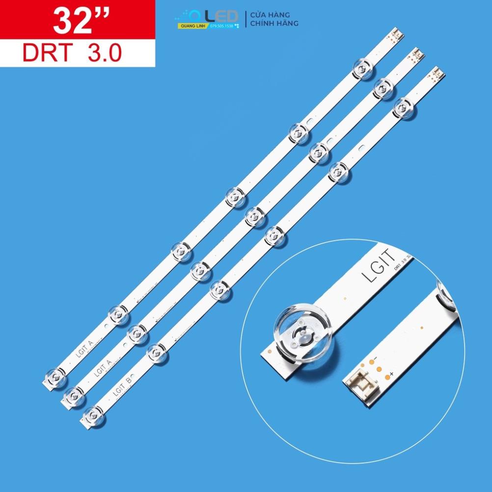 THANH LED TIVI  LG 32LB550 32LB551 32LB560 32LB561 32LB582 32LF580 32LF550 32LF581D 32LF582D Innotek DRT 3.0 32A