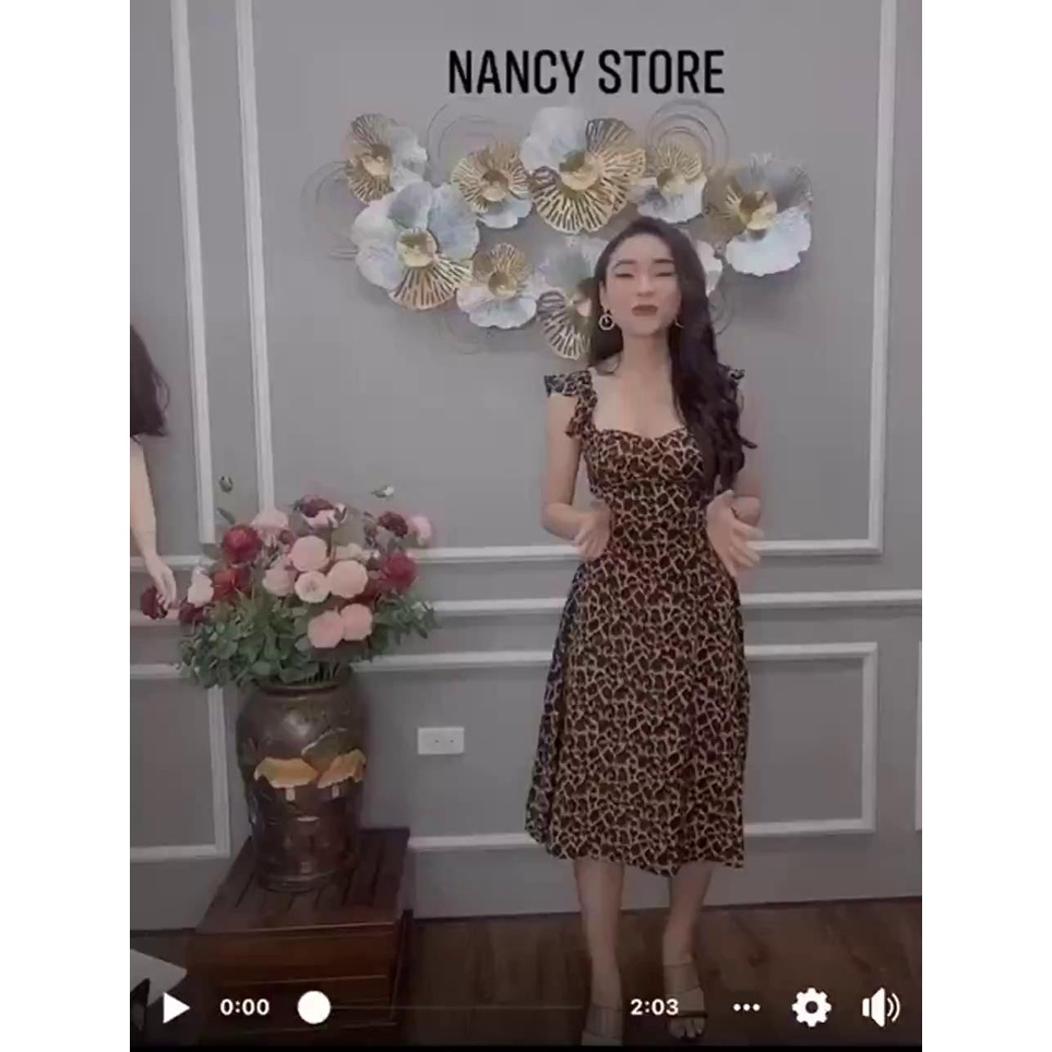 Váy báo cánh tiên cúp ngực dáng xòe, vải lụa cao cấp mềm mịn | BigBuy360 - bigbuy360.vn