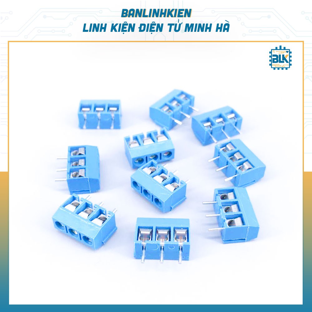 Đầu nối CON 2 KF301-2P 5.08MM Xanh Dương (5 chiếc)