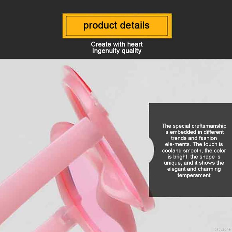 Kính Mát Gọng Tròn Hạo Tiết Cầu Vồng Dễ Thương Cho Bé