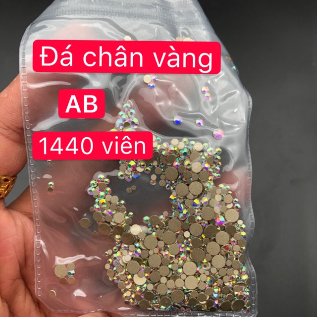 Đá tiệp chân vàng đá 1440 viên