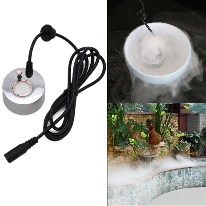 Set 3 Đầu Phun Sương Tạo Ẩm Bằng Sóng Siêu Âm Làm Ẩm Không Khí Phích Cắm US
