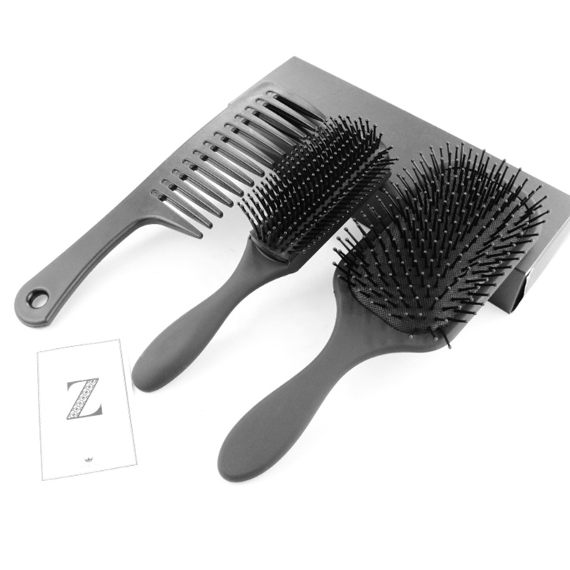 Set 3 Lược Chải Tóc Mát Xa Da Đầu Chống Tĩnh Điện