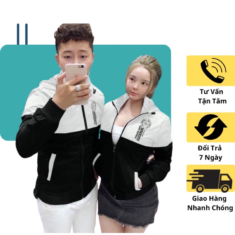 Áo khoác đôi nam nữ , thời trang 2022 ms48_49 Store_Menfashion