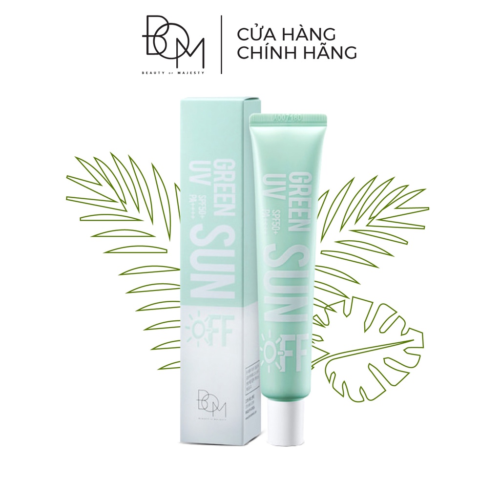 Bộ Đôi 2 KEM CHỐNG NẮNG BOM GREEN UV SUN OFF (SPF50+,PA++++) 50ml