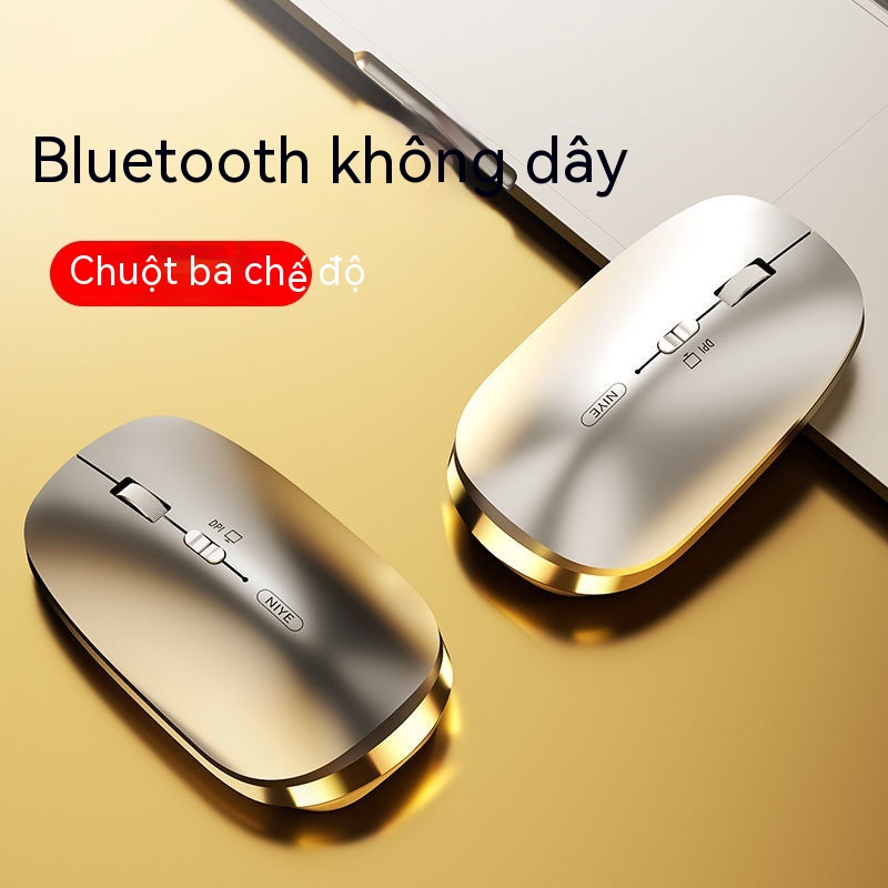 Chuột Bluetooth Không Dây Thông Dụng Phong Cách Mới Cho Văn Phòng Chơi Game Laptop
