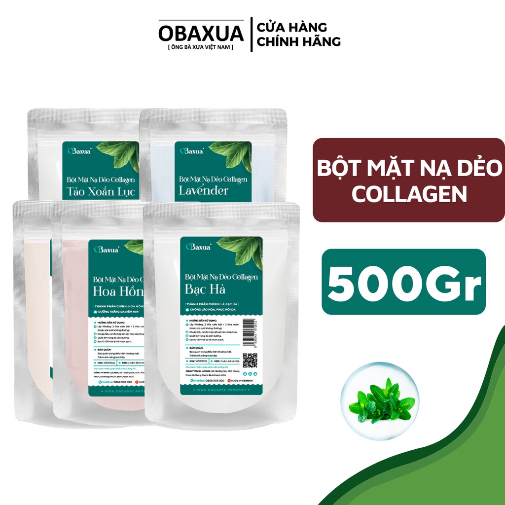 Mặt nạ dẻo dạng bột OBAXUA - Dùng trong Spa Cao Cấp