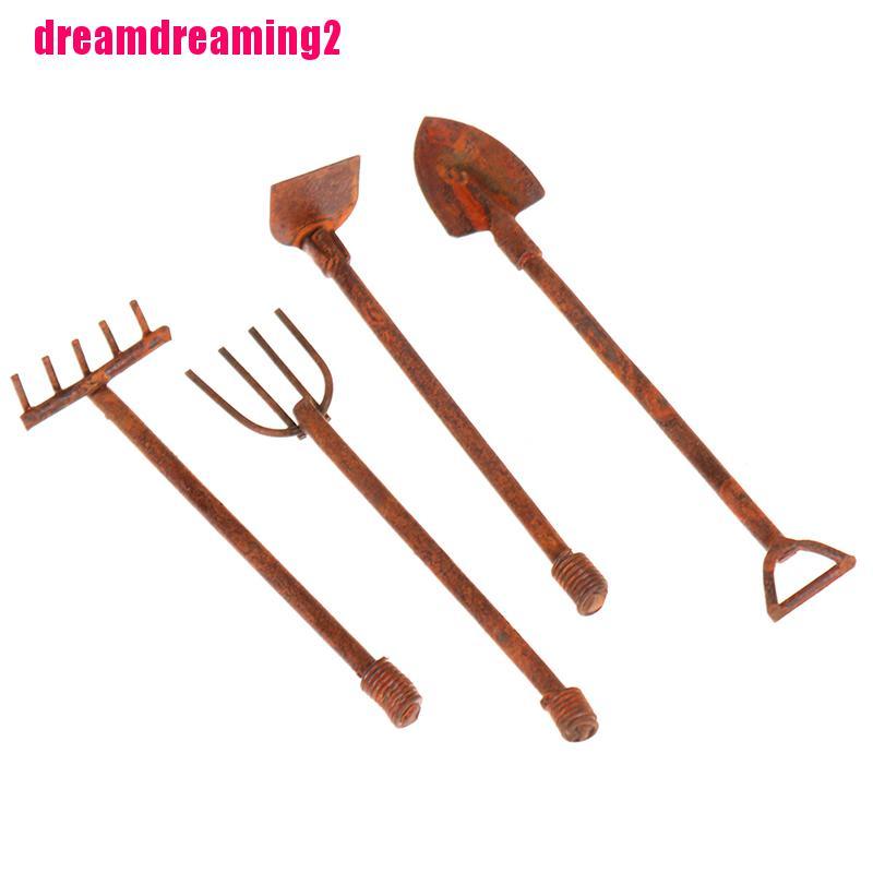 Bộ Dụng Cụ Làm Vườn Mini Tỉ Lệ 1: 1