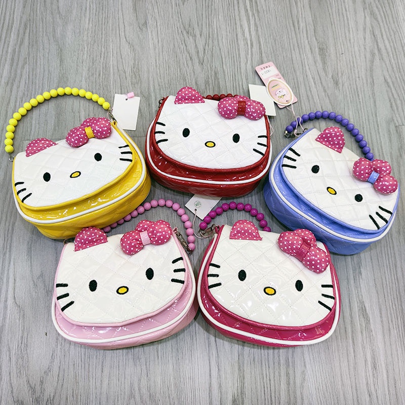 Mp. Bộ đồ dùng trong Studio🇰🇷Túi Tote họa tiết Hello Kitty đáng yêu cho bé