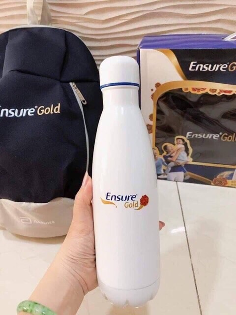 Set balo bình nước Ensure Gold
