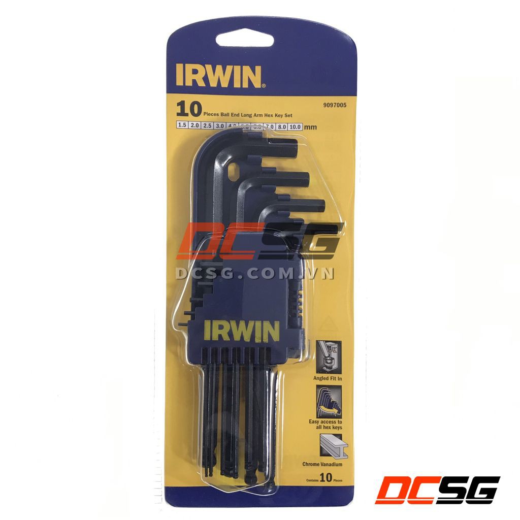 Bộ lục giác 10 cây (1.5-10mm) IRWIN 9097005 | DCSG
