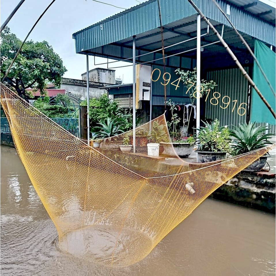 Vó bắt cá vó đánh cá lưới bắt cá loại to dài