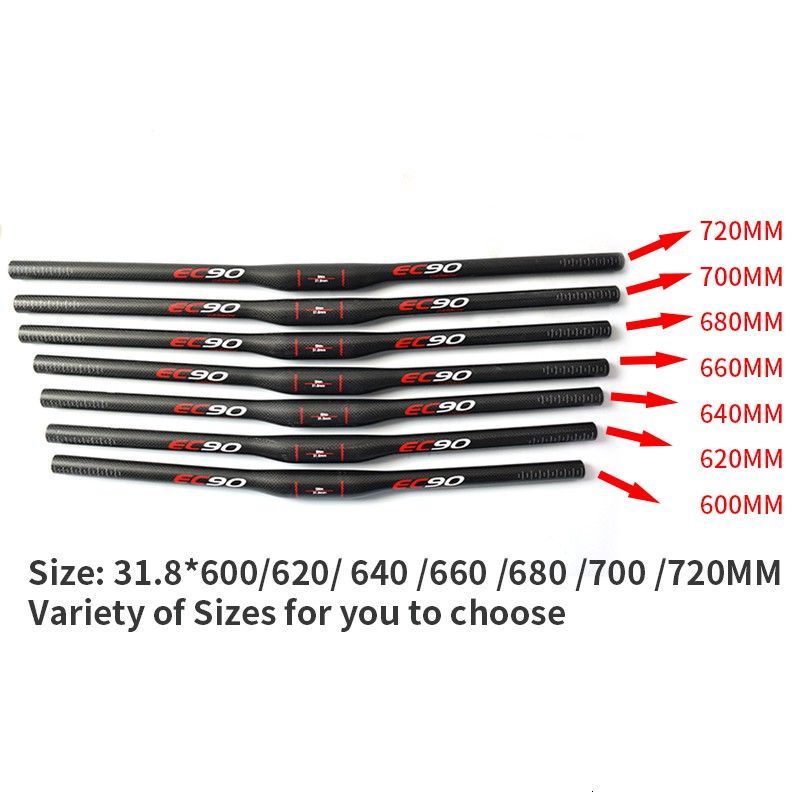 Tay lái xe đạp leo núi MTB EC90 31.8x660 / 680 / 700 / 720mm