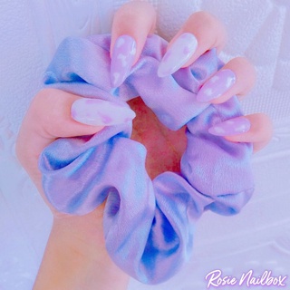 Nailbox bò sữa Móng úp bò sữa màu tím hottrend dễ thương