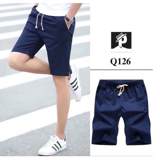 Quần short kaki lưng chun vải co giãn