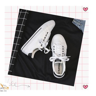 Giày Bata nữ 3 màu đen đỏ trắng - Mã B2