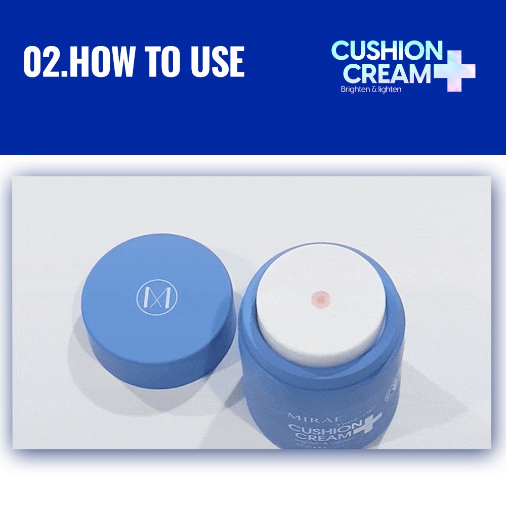 Kem lười Mirae giúp da trắng sáng dưỡng ẩm che mờ khuyết điểm MIREA CICA PLUS CUSHION CREAM 30ml/hũ | BigBuy360 - bigbuy360.vn