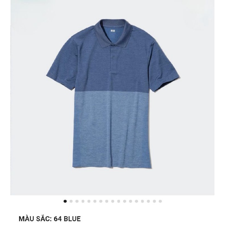 Áo Polo Uni Qlo Nam Dry Ex Tay Ngắn - Nội Địa Nhật Bản