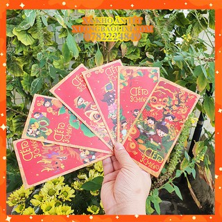 Combo 50 Bao Lì Xi 2021 - Bộ Tết 3 Miền - Giao Đủ Mẫu - Tặng Bao Kính - hàng loại 1 - được chọn mẫu