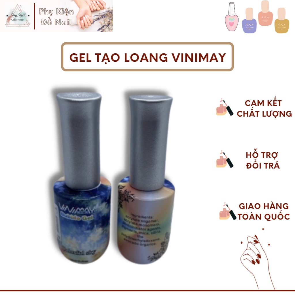 Top Loang Vinimay ? Cam Kết Chính Hãng ? Gel Tạo Loang Vinimay Chuyên Dụng Cho Dân Làm Nails