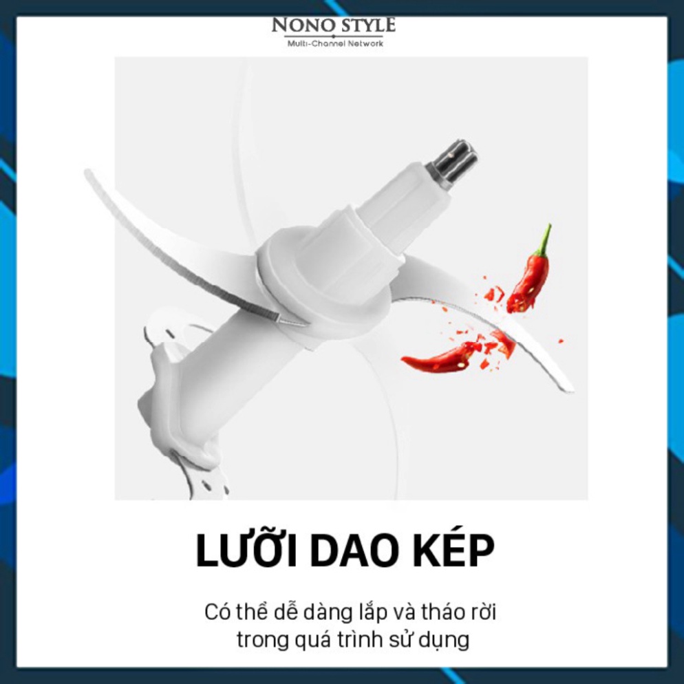 Máy Xay Thịt Thủy Tinh - Cối Xay Đa Năng Cao cấp Nonstyle