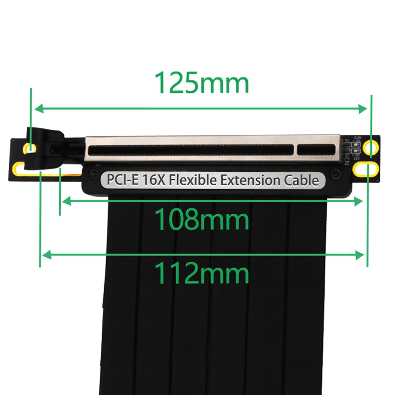 New Stock PCIe Riser Cable, 3.0 X16 PCI Express Riser Extender,GUP Riser Cable
