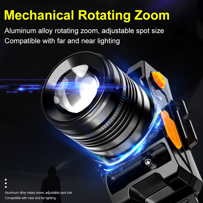 Đèn Pha Led L9 3000 lumens Siêu Sáng Chống Thấm Nước Với Cảm Biến Phóng To