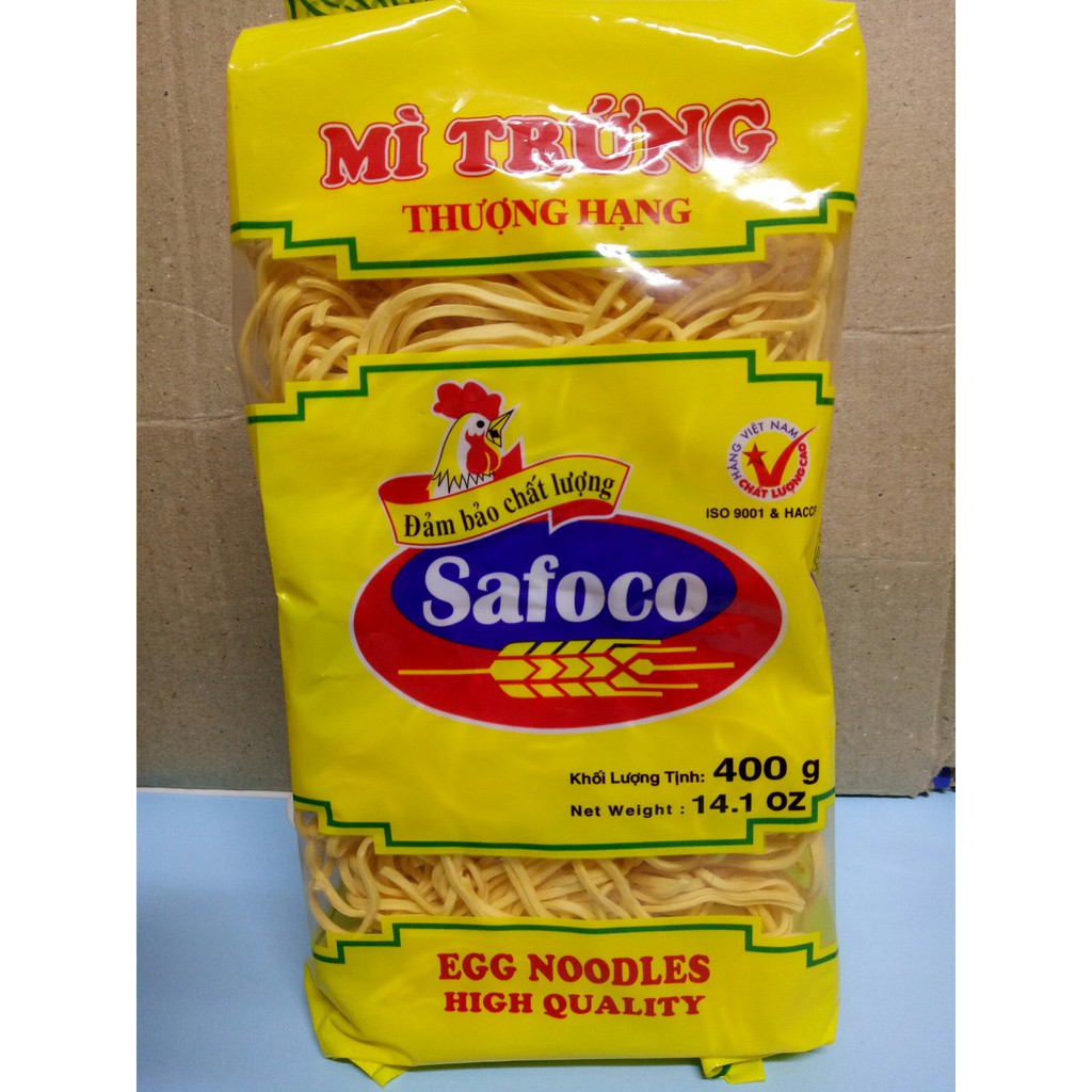 Mì trứng thượng hạng Safoco, gói 400g