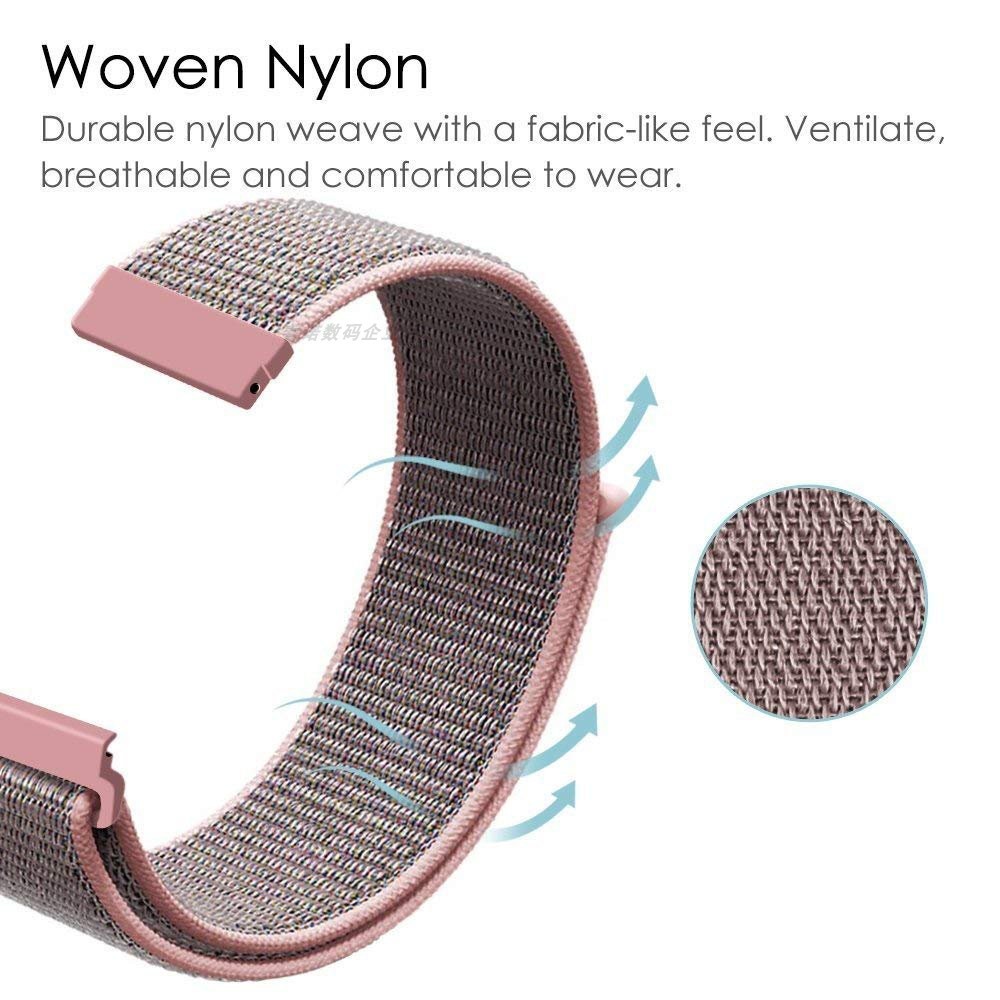 Dây đeo bằng nylon 20mm dành cho Coros # Pace 2 / Apex 42mm Samsung # Galaxy Watch 42mm / Gear S2 / Gear Sport / Huawei