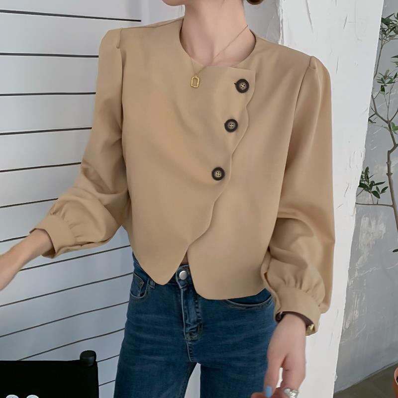 Áo Sơ Mi Tay Dài Phong Cách Mới Thời Trang Hàn Quốc Cho Nữ