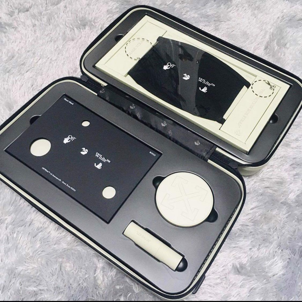 Set Phụ Kiện Chính Hãng Off-white x Amore Pacific Protection Box - 5 Món Làm Đẹp Và Bảo Vệ Sức Khoẻ - halasneaker.com