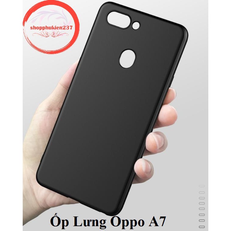 [Freeship toàn quốc từ 50k] ỐP LƯNG OPPO A7 ỐP DẺO ĐEN TPU CAO CẤP